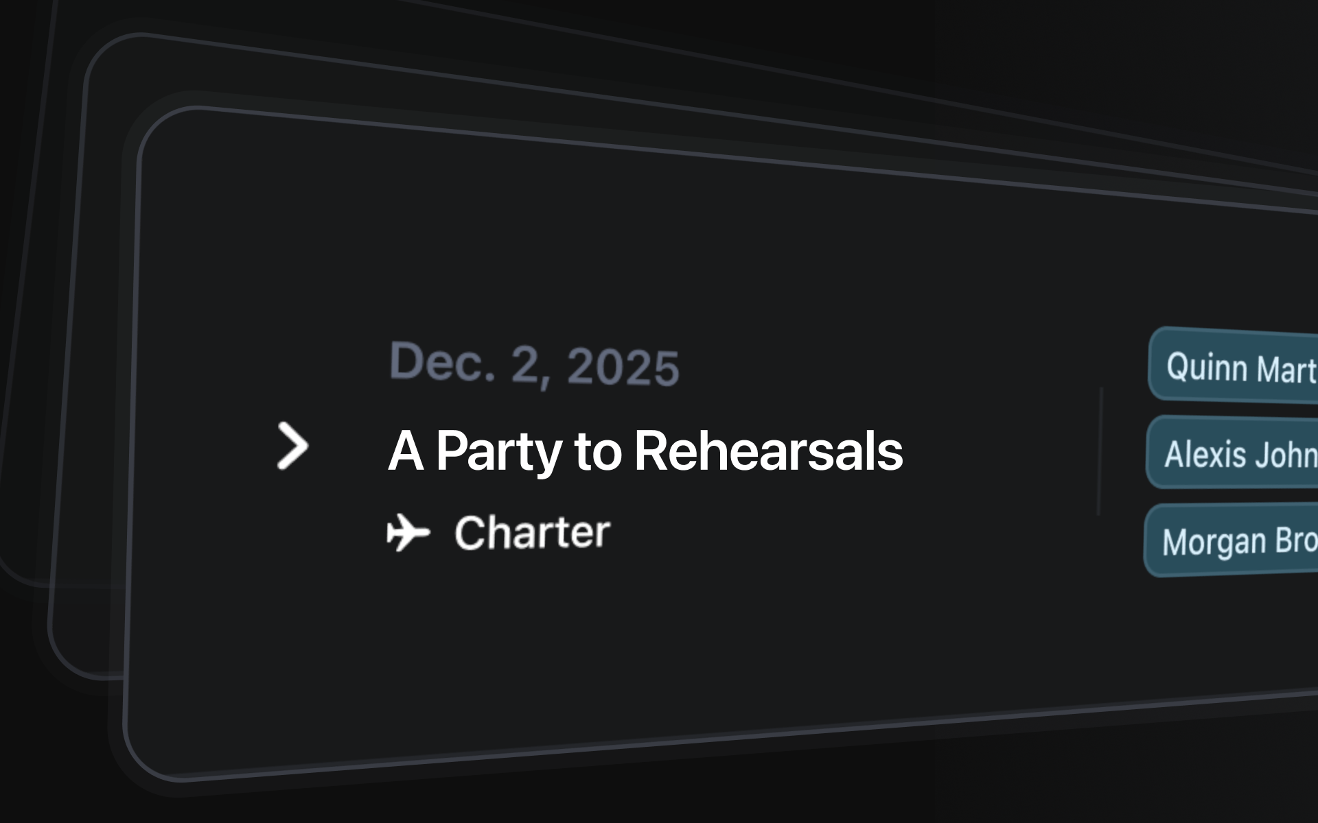 Personnel tracking interface