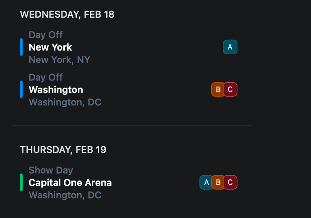 Introducing Multi day