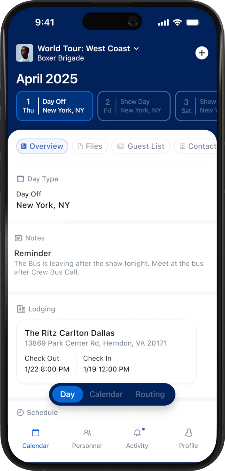 Daysheets Mobile App